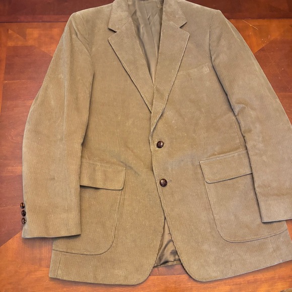 Vintage Glenshire Corduroy Men's Blazer 42L - Picture 1 of 15